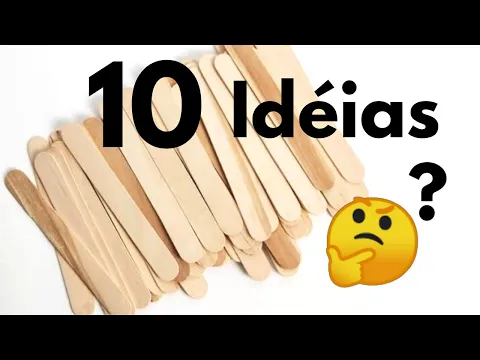 Download MP3 10 IDEIAS INCRÍVEIS COM PALITOS DE PICOLÉ #artesanato