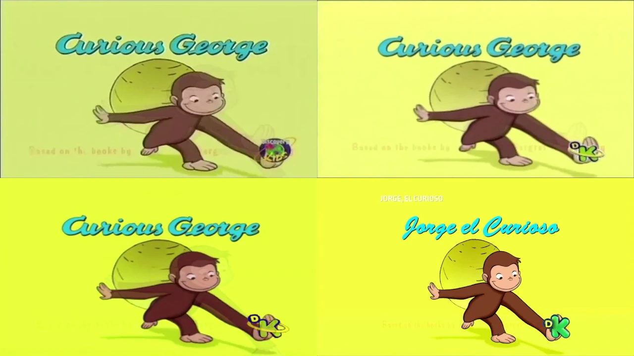 Jorge el Curioso Intro (4 épocas de Discovery Kids)