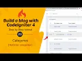 Reorder Sub Categories in CodeIgniter 4
