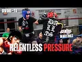 BRUTAL STRIKING Amateur Boxer RAGES FORWARD In Sparring