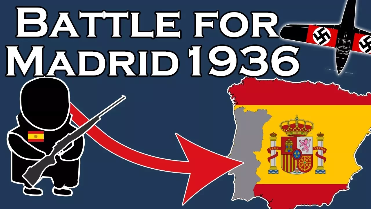 The Battle for Madrid, 1936 (filmed/animated on location)