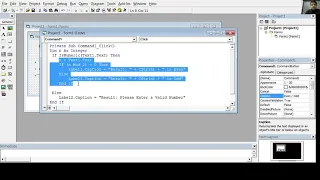 VB 6 Practical 8 finding even and odd number