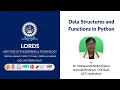 Python Data Structures Functions - Complete Beginner-Friendly Tutorial LIET