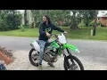HE BOUGHT A KX250F HIS FIRST TIME RIDING A 250