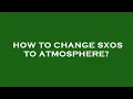 How to change sxos to atmosphere