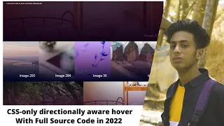 CSS only directionally aware hover effects in 2022 full source code by jishaansinghal