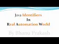 Java - Identifiers