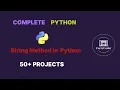 09 String In Python And Its Method Part 2 Complete Python Course By CarryCoder Hindi