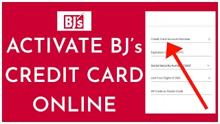 How to Activate BJ s Credit Card Online