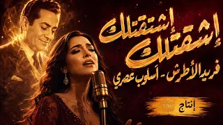 فريد الأطرش   إشتقتلك إشتقتلك              لم تسمعه من قبل دندنها