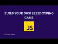JS Speed Typing Game Tutorial Tamil Cheetah Media