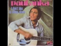 Download Lagu Paul Anka - I Don't Like to Sleep Alone with rare long ending