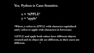 1 Is Python Case sensitive Python Interview Question
