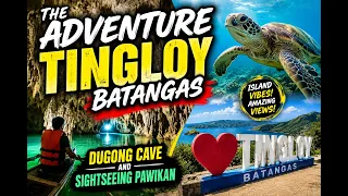THE ADVENTURE TINGLOY BATANGAS DUGONG CAVE & SIGHTSEEING PAWIKAN I WILBERT TOLENTINO
