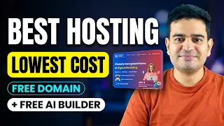 Best Web Hosting for Beginners 2026: Buy Hosting + Free Domain + Free AI Builder | #webhosting