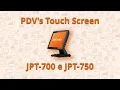 Vídeo Computador All in One 15 Polegadas Touch Screen Jetway JPT-700 - Intel Quad Core J1900 2.4GHz, 4GB, 128GB SSD
