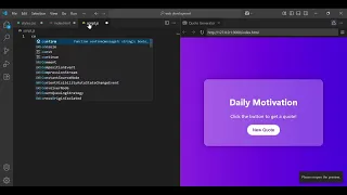 How to Create Quote Generator using html CSS and JavaScript