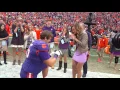 Lagu Clemson football player proposes on 2015 Senior Day - Part 1