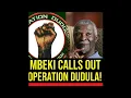 Lagu THABO MBEKI CALLS OUT OPERATION DUDULA!#thabombeki #operationdudula #southafrica #foreigners 