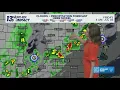13 ON YOUR SIDE Forecast More heat humidity Increasing t-storm risk
