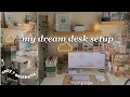 cozy desk makeover my dream desk setup HUGE amazon haul pinterest inspired