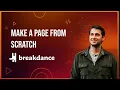 Build Your First Website Page from Scratch with Breakdance