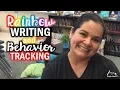Rainbow Writing Behavior Tracking Week in Review Teacher Vlog S1 E37