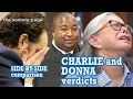 Dan Markel Murder Charlie Adelson and Donna Adelson Verdicts - Side by Side Comparison