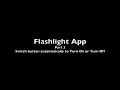 Flashlight App with Flutter Part 3 turn on turn off button