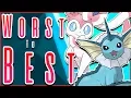 Ranking EVERY Eeveelution From Worst to Best