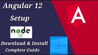 How to Install Angular 12 in Windows Installation of Nodejs NPM Angular Project run in VSCode
