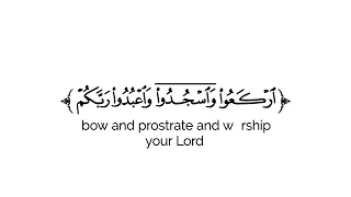 كروما شاشة بيضاء قرآن كريم تلاوة من سورة الحج القارئ عبدالرحمن مسعد 