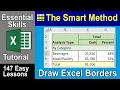 4-11 Apply or Draw Borders around Excel cells