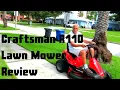 Craftsman R110 Lawn Mower TEST AND REVIEW