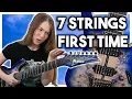 Playing 7 String Guitar for the First Time