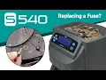 Nadex S540 Coin Sorting Machine Replacing the Fuse