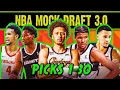 2021 NBA Mock Draft 3 0 FULL 1ST ROUND PICKS 1-30