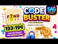CODE BUSTER level 193 194