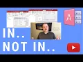How to use In Not In to include or exclude multiple values in Microsoft Access