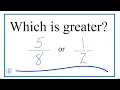 Which fraction is greater or