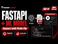 Python FastAPI Backend Tutorial Sinhala Connect ML Model with Pickle File