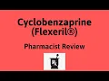 Cyclobenzaprine Flexeril Cyclobenzaprine Uses Side Effects Counseling