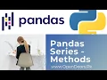 Lecture 6 map and Pandas Series