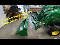 John Deere quick attach paddle issue 119