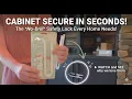 Easiest Cabinet Child Safety Tool-Free Lock NO-DRILL