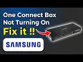 How To Fix Samsung One Connect Box Not Turning On - Full Walkthrough