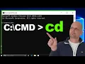 CD COMMAND IN CMD COMMAND LINE WINDOWS TUTORIAL