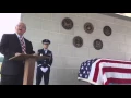 Committal Ceremony of Gordon Perrigo