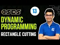 DP-13 Rectangle Cutting Problem Solving Competitive Programming DSA CSES