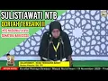 SULISTIAWATI NTB | CABANG TILAWAH QUR'AN GOL QIRA'AT SAB'AH MURATTAL DEWASA PUTRI MTQN XXVIII 2020